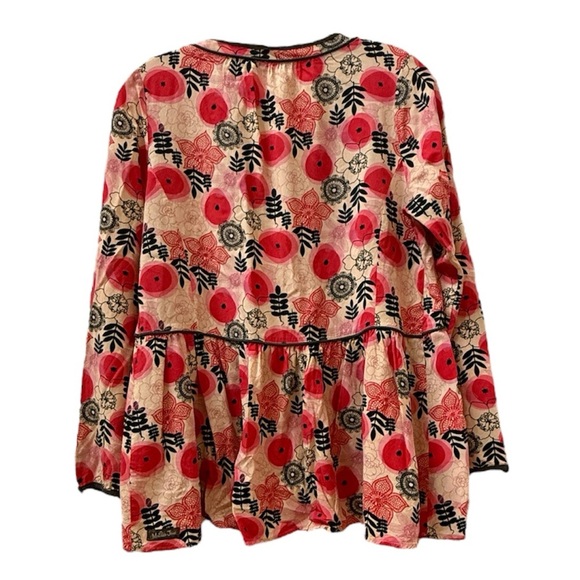 Matilda Jane Multicolored Relaxed Floral Blouse - Picture 2 of 3